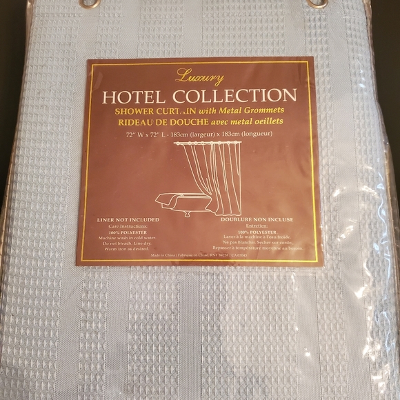 Hotel Collection Bath New Blue Hotel Collection Shower Curtain Firm